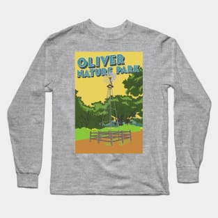 Oliver Nature Park vintage travel poster Long Sleeve T-Shirt